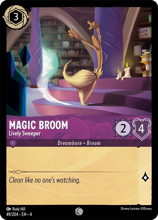 049/204 - Magic Broom – Lively Sweeper - Ursula's Return