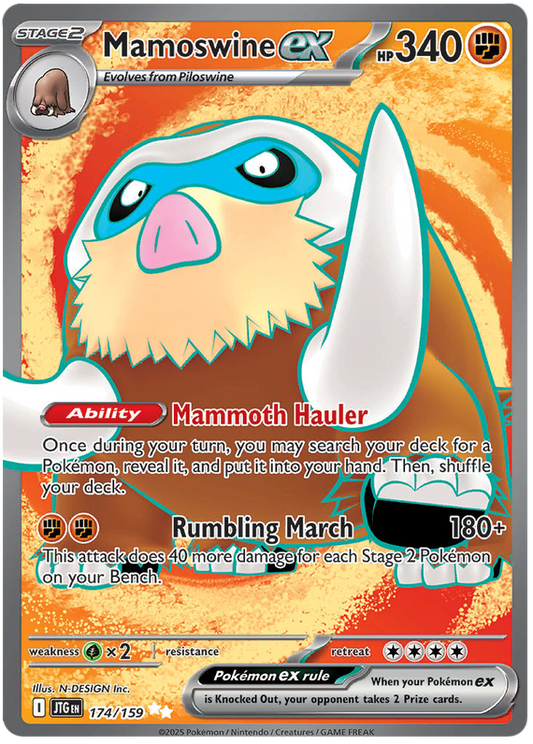 174/159 - Mamoswine ex - Journey Together
