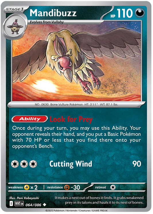 064/086 - Mandibuzz - White Flare