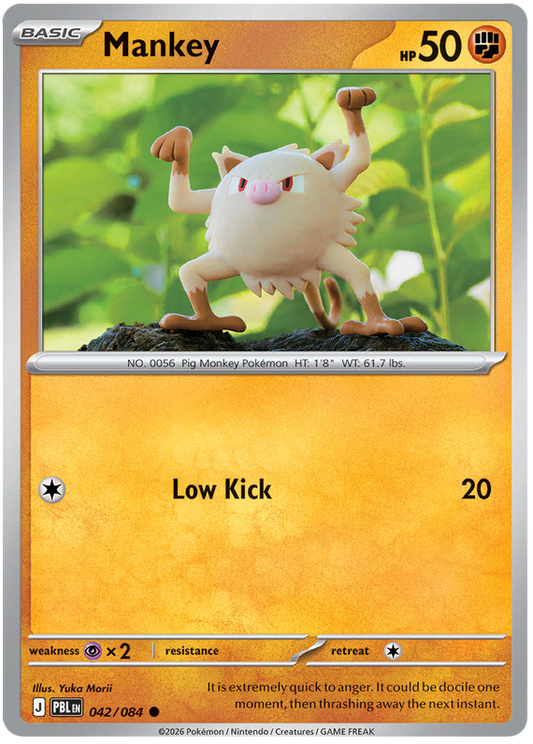 042/084 - Mankey - Pitch Black