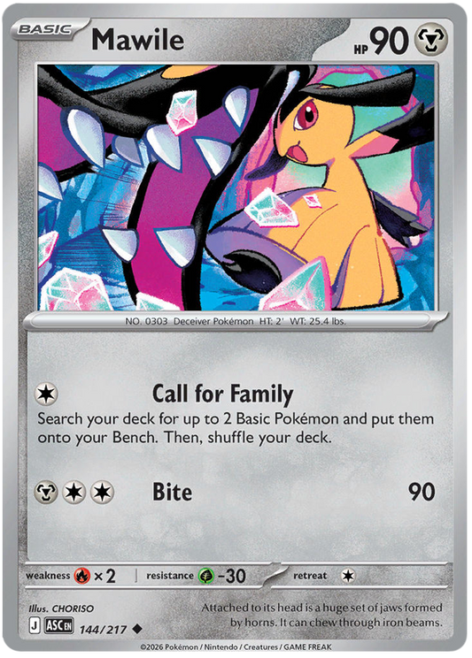 144/217 - Mawile - Ascended Heroes