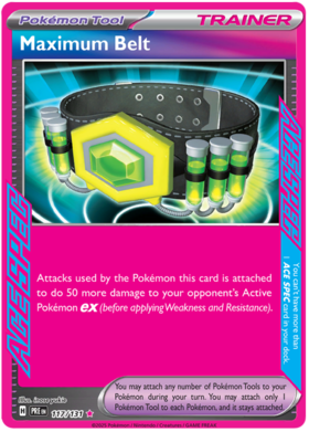 117/131 - Maximum Belt - Prismatic Evolutions