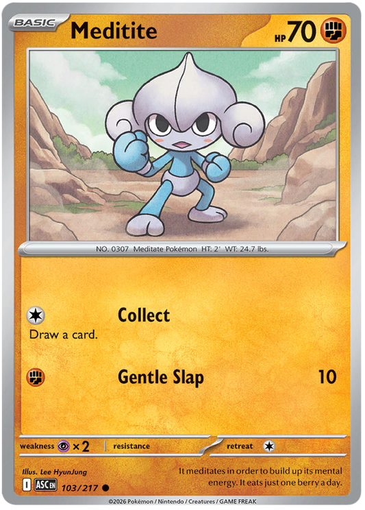103/217 - Meditite - Ascended Heroes