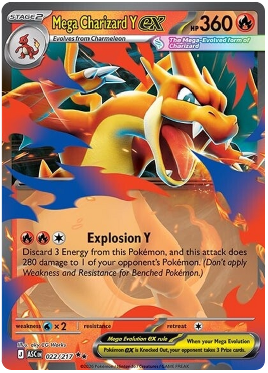 022/217 - Mega Charizard Y ex - Ascended Heroes