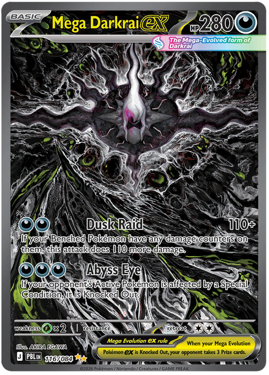 116/084 - Mega Darkrai ex - Pitch Black