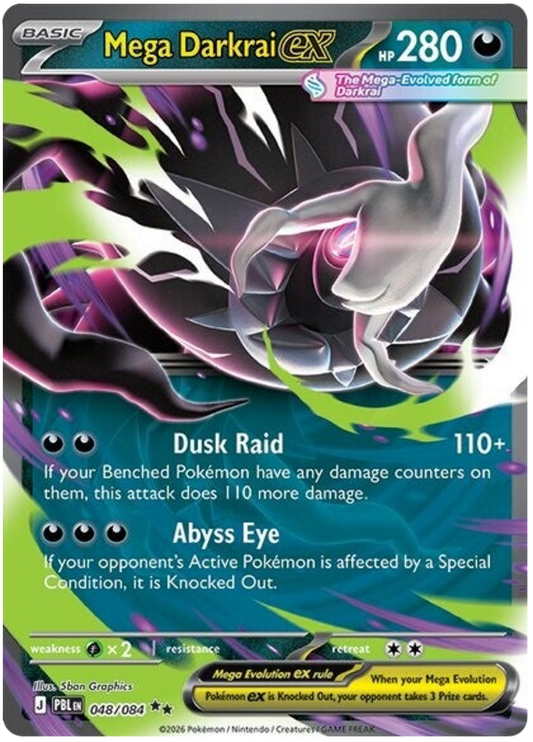 048/084 - Mega Darkrai ex - Pitch Black