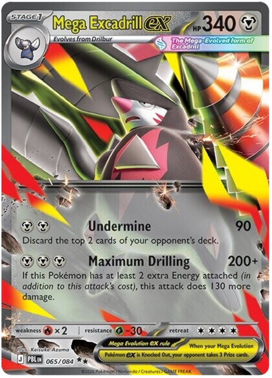 065/084 - Mega Excadrill ex - Pitch Black