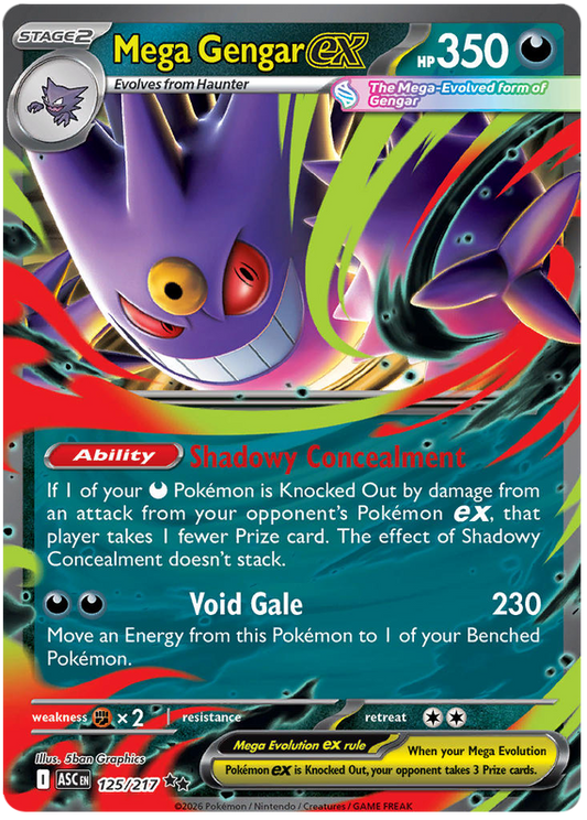 125/217 - Mega Gengar ex - Ascended Heroes