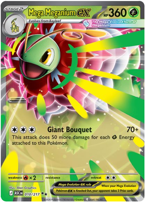 010/217 - Mega Meganium ex - Ascended Heroes