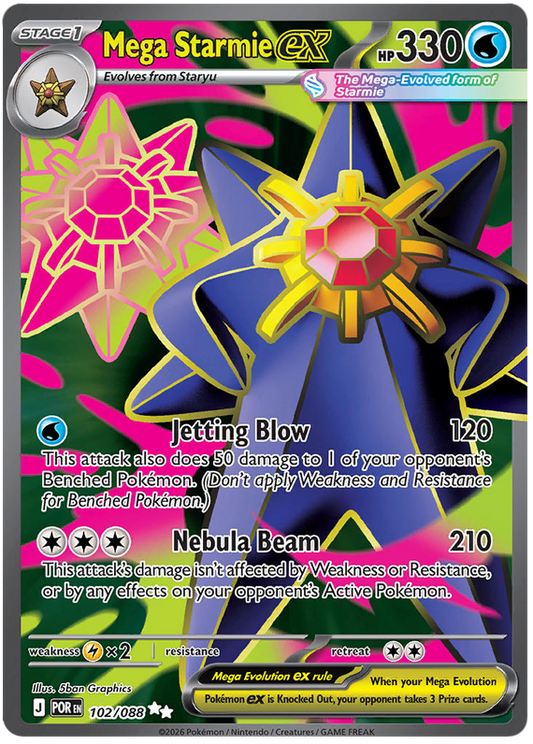 102/088 - Mega Starmie ex - Perfect Order