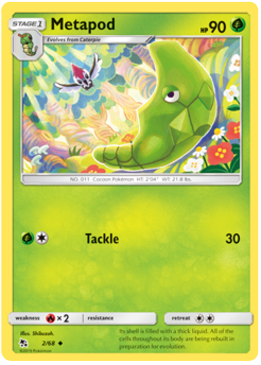 002/68 - Metapod - Hidden Fates