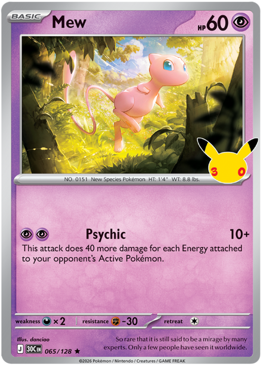 065/128 - Mew - 30th Celebration