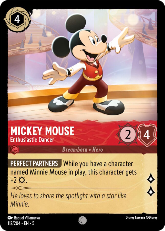 112/204 - Mickey Mouse – Enthusiastic Dancer - Shimmering Skies