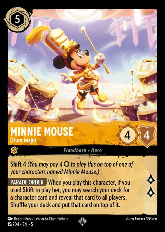 015/204 - Minnie Mouse - Drum Major - Shimmering Skies