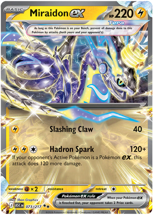 073/217 - Miraidon ex - Ascended Heroes
