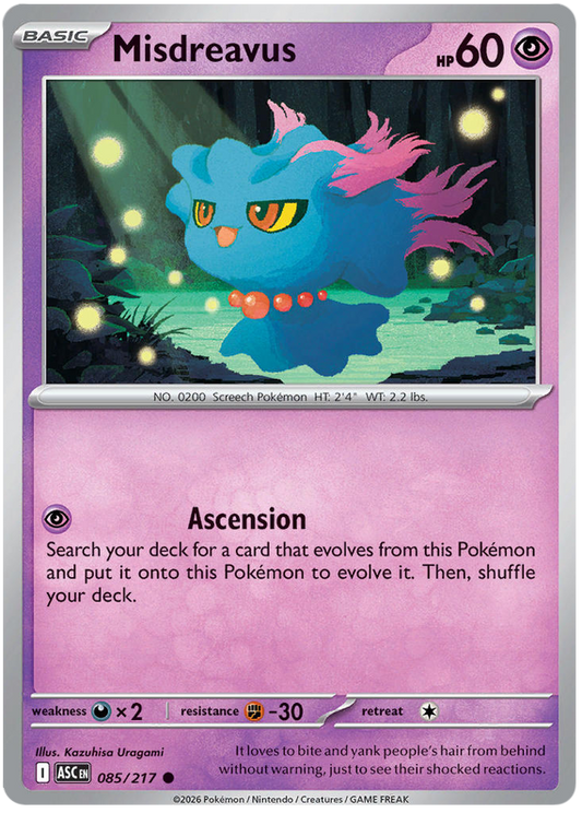 085/217 - Misdreavus - Ascended Heroes