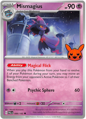 088/193 - Mismagius - Trick or Trade 2023 - Paldea Evolved
