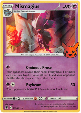 059/189 - Mismagius - Holo - Trick or Trade - Astral Radiance