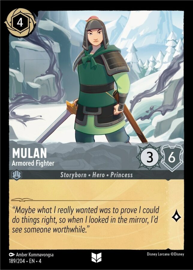 189/204 - Mulan – Armored Fighter - Ursula's Return