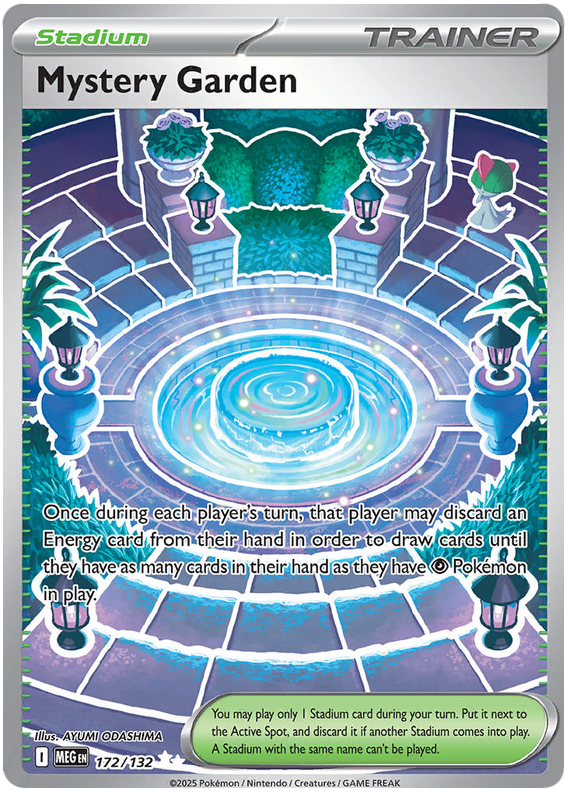 172/132 - Mystery Garden - Mega Evolution