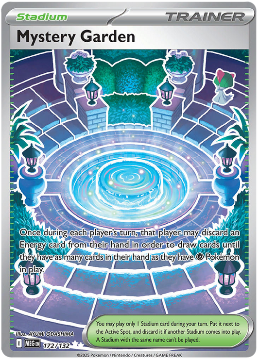 172/132 - Mystery Garden - Mega Evolution