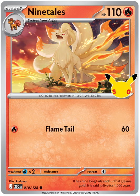 010/128 - Ninetales - 30th Celebration