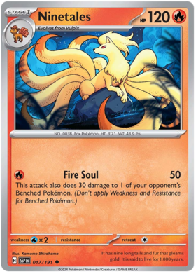 017/191 Ninetails - Surging Sparks