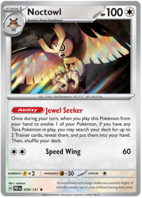 078/131 - Noctowl - Prismatic Evolutions