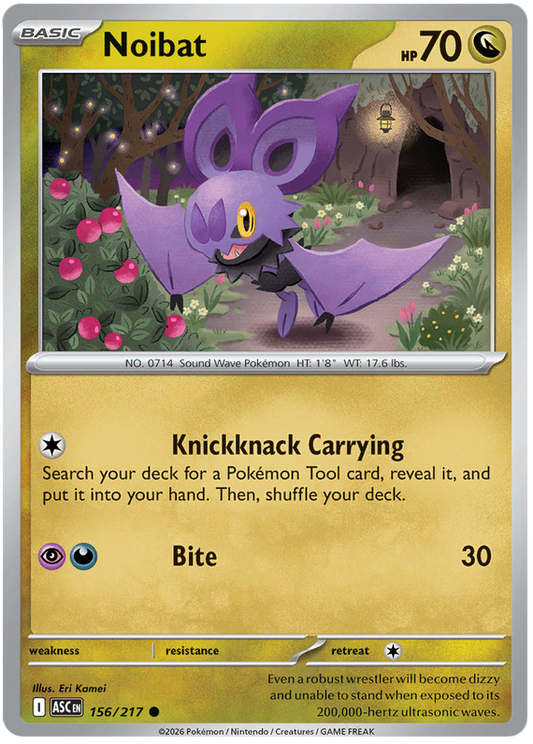 156/217 - Noibat - Ascended Heroes