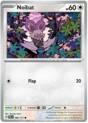 090/131 - Noibat - Prismatic Evolutions