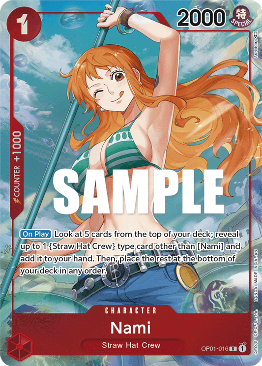 OP1-016SR Nami (Alternate Art) [Errata]