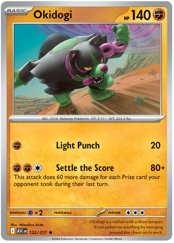 122/217 - Okidogi - Ascended Heroes