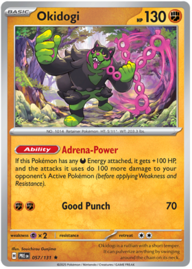 057/131 - Okidogi - Prismatic Evolutions