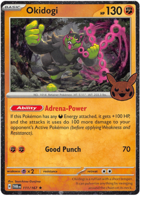 111/167 - Okidogi - Holo - Trick or Trade 2024 - Twilight Masquerade