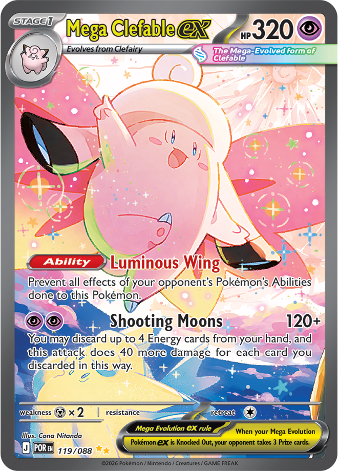 119/088 - Mega Clefable ex - Perfect Order