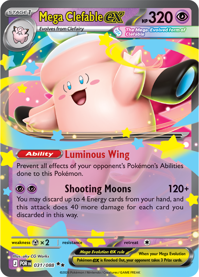 031/088 - Mega Clefable ex - Perfect Order
