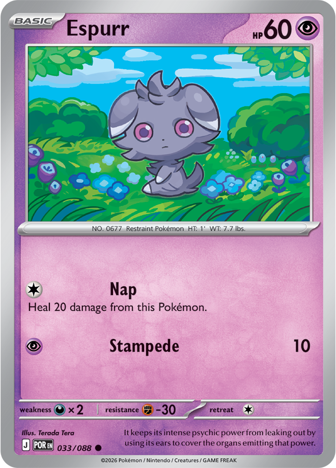 033/088 - Espurr - Perfect Order