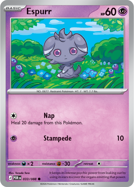 033/088 - Espurr - Perfect Order