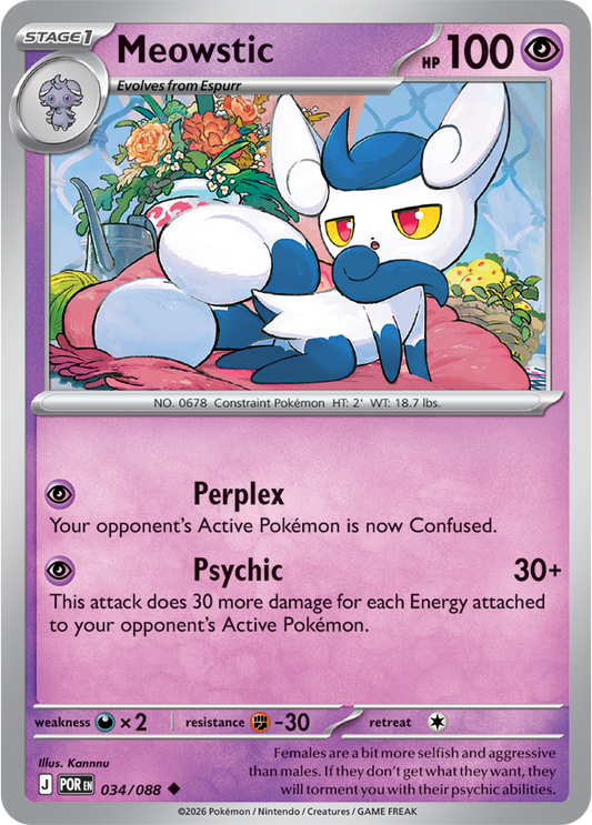 034/088 - Meowstic - Perfect Order