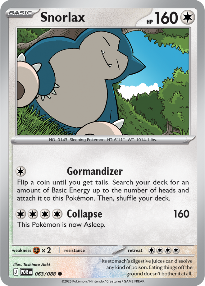 063/088 - Snorlax - Perfect Order