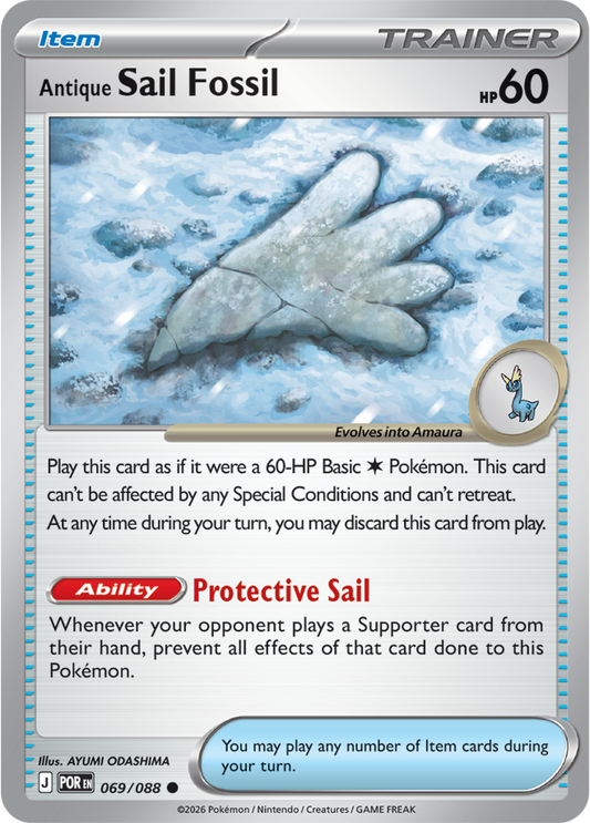 069/088 - Antique Sail Fossil - Perfect Order