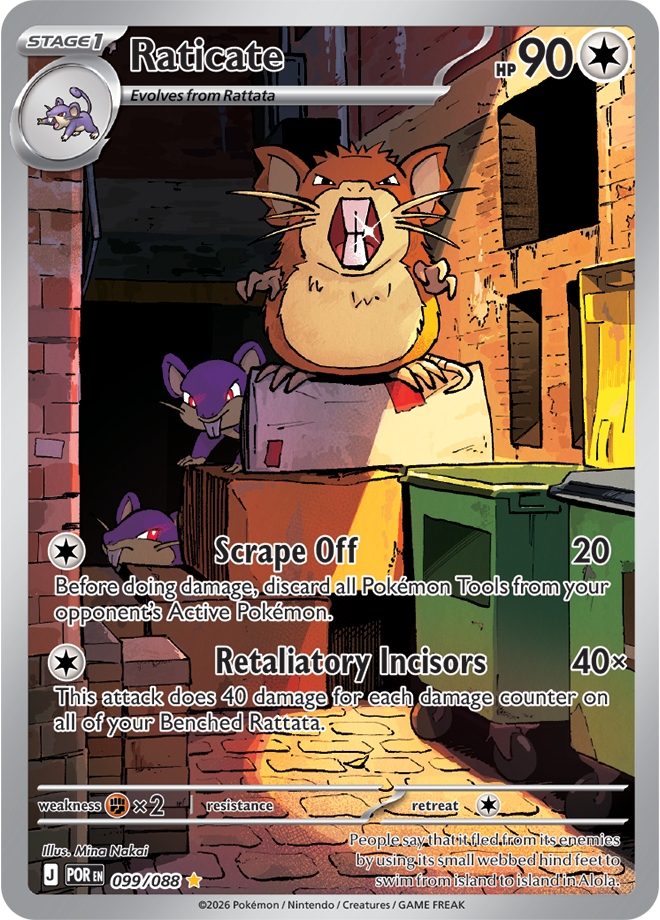099/088 - Raticate - Perfect Order