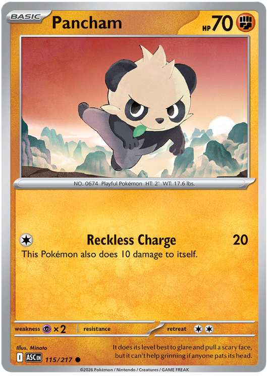 115/217 - Pancham - Ascended Heroes