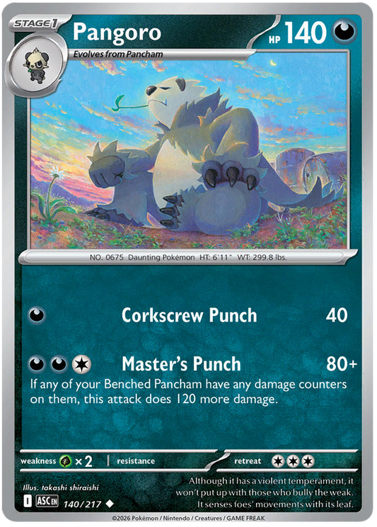 140/217 - Pangoro - Ascended Heroes