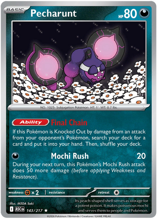143/217 - Pecharunt - Ascended Heroes