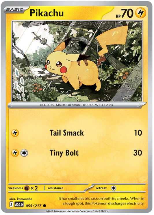 055/217 - Pikachu - Ascended Heroes