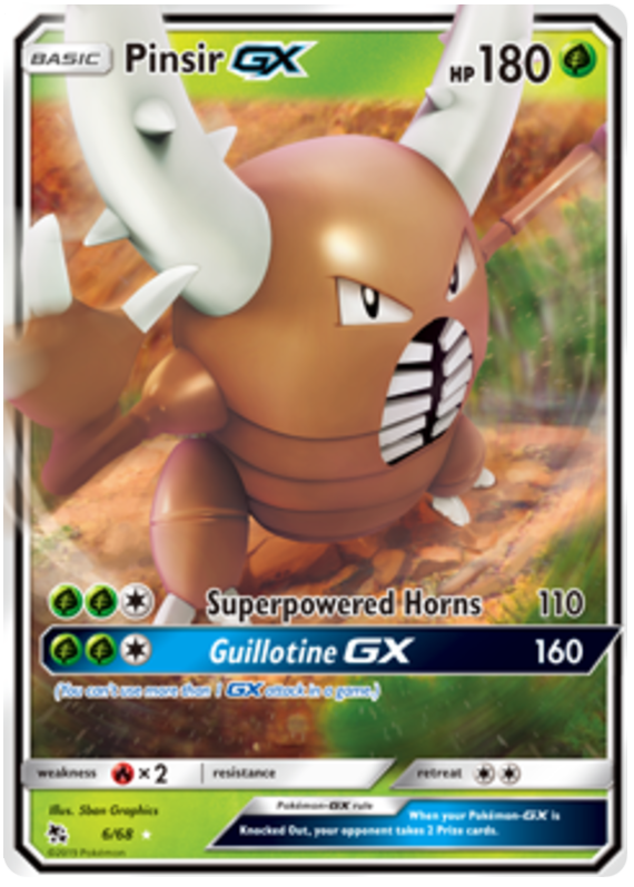 006/68 - Pinsir GX - Hidden Fates