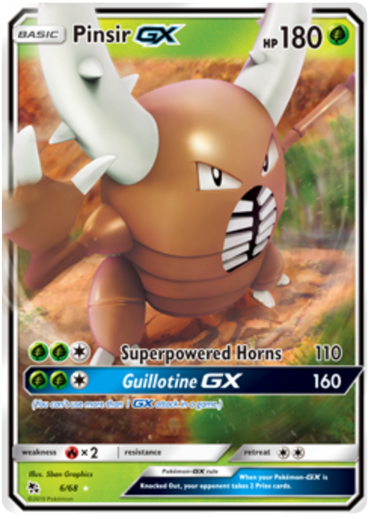 006/68 - Pinsir GX - Hidden Fates