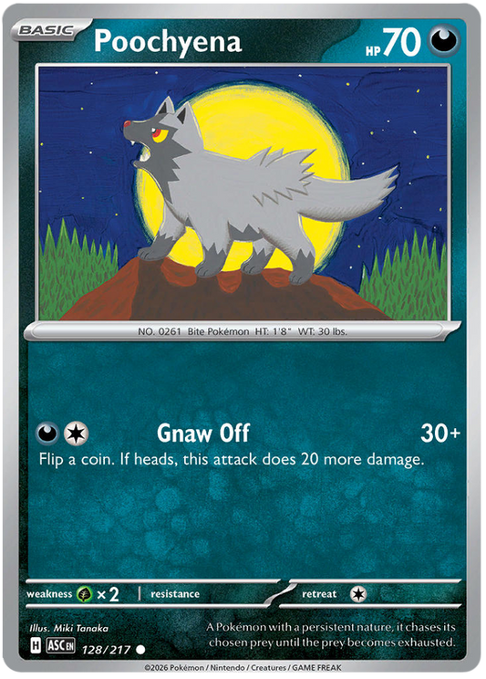 128/217 - Poochyena - Ascended Heroes