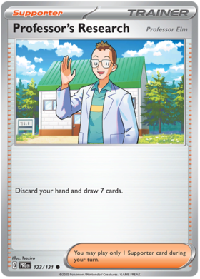 123/131 - Professor's Research - Professor Elm - Prismatic Evolutions